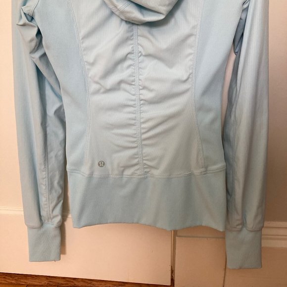 Lululemon In Flux Hoodie Jacket • Caspian Blue • Fits 2-4 (size 6) - Picture 4 of 11
